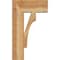 Ekena Millwork Westlake Block Rough Sawn Bracket, Western Red Cedar, 6"W x 18"D x 30"H BKT06X18X30WTL05RWR - alternate 4